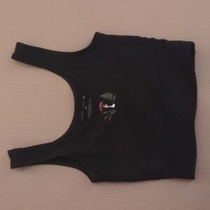 Purusha People Double Lined Mushroom Fern Flower Bra Top